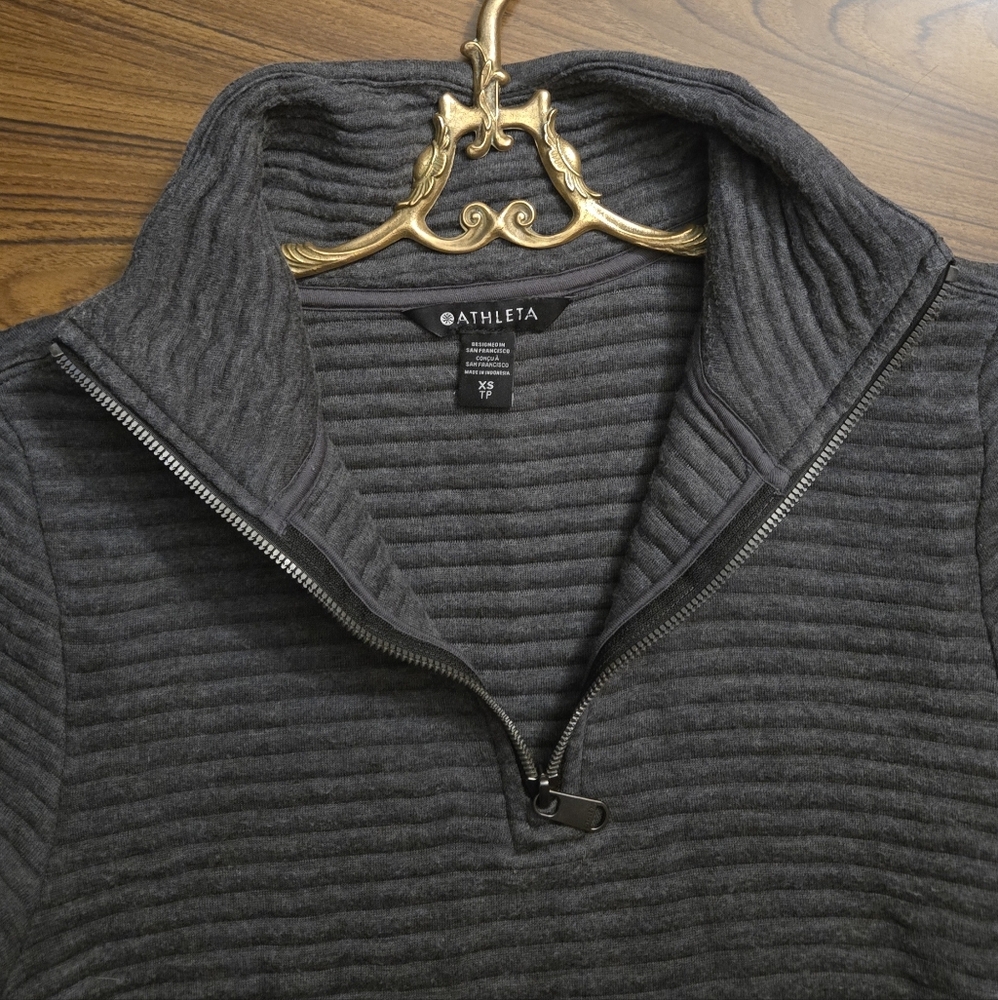 Athleta Ottoman Rib Sweatshirt - Picture 8 of 11